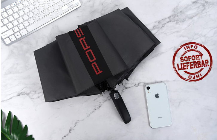 Porsche Auto Regenschirm Taschenschirm Automatik Fan Geschenk Accessoire Sonstige 2