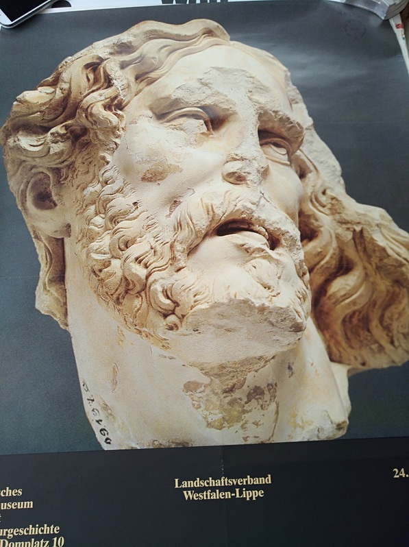 1979 Plakat Barock Skulptur Westfalen Ausstellung 1979 Plakat Barock Skulptur Westfalen Ausstellung Antiquitaeten