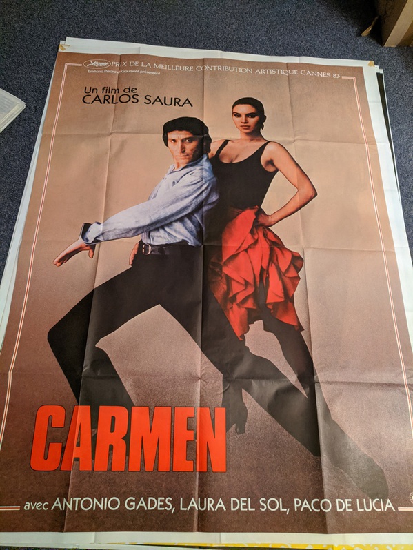 1983 Orginalplakat Carmen Saura aus Locarno Sammeln