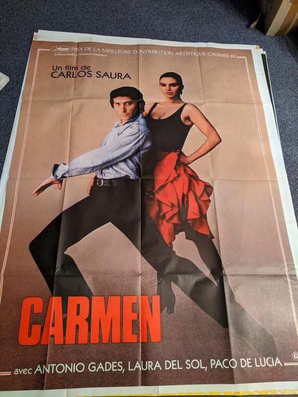 1983 Orginalplakat Carmen Saura aus Locarno Sammeln 4
