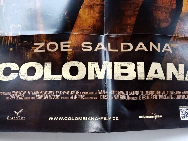 2010 Orginal  Film Plakat  A1  Columbiana Sammeln 2