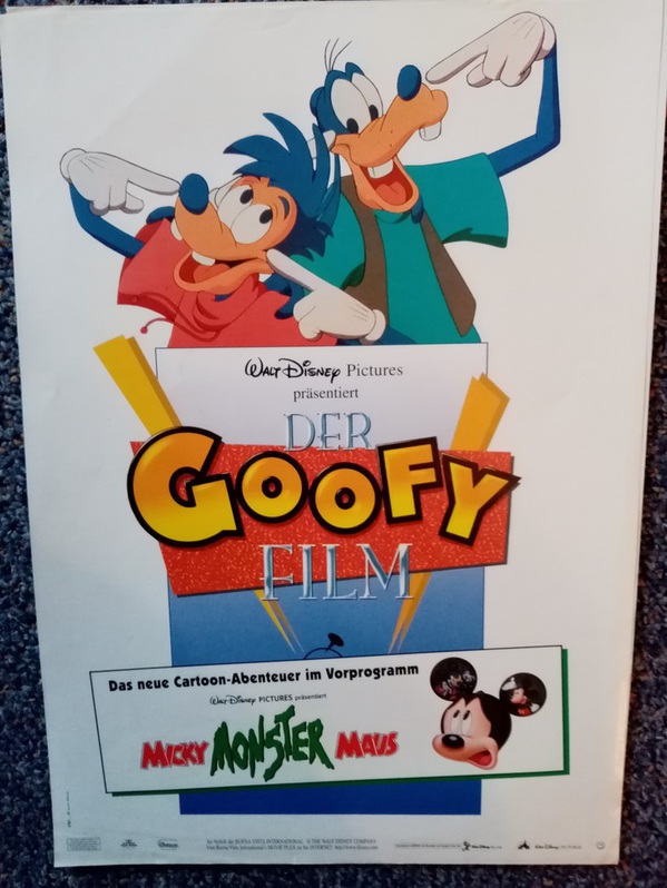 A1 Plakat orginal  Disney  Goofy  Comic Film Sammeln
