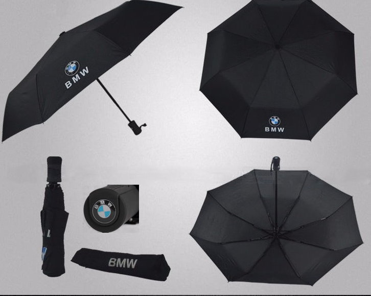BMW Auto Fan Regenschirm / Taschenschirm Schwarz Tolles Fan Auto Zubehör Kleidung & Accessoires