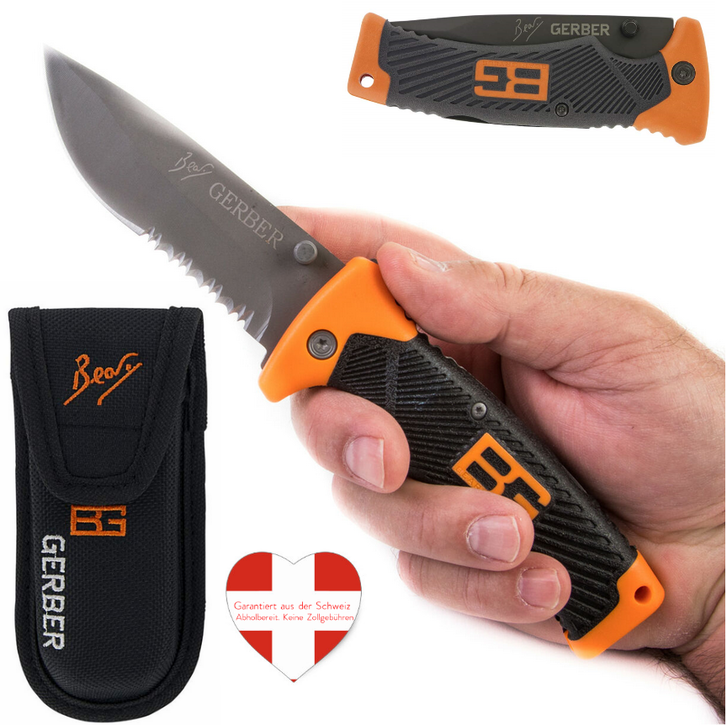Bear Grylls Grylls Folding Sheath Knife Einhandmesser Klappmesser Klapp Messer Jagd Outdoor Draussen Überlebensmesser Taschenmesser Bear Grylls Grylls Folding Sheath Knife Einhandmesser Klappmesser Klapp Messer Jagd Outdoor Draussen Überlebensmesser Taschenmesser Sport & Outdoor