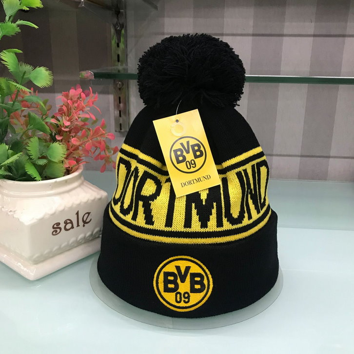 Borussia Dortmund BVB Beanie Cap Mtze Winter Schwarz Gelb Fan Fanshop 2 Farben Kleidung & Accessoires