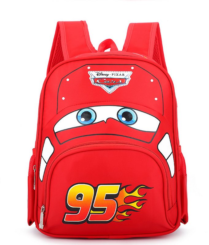 Disney Cars Lightning McQueen 95 Kinderrucksack Rucksack Tasche Auto Junge Kind Kinder Kindergarten Primarschule Rot Fan Zubehr Kleidung Accessoire Reise Reisen Kleidung & Accessoires