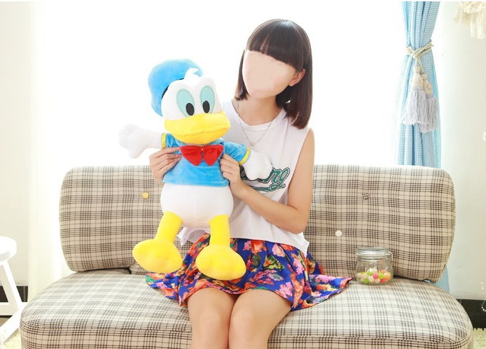 Disney Donald Duck Plüschtier ca. 80cm Stofftier XXL Enten Kuscheltier Plüsch Figur Fan Kult Fanartikel Kind Kinder Kuschel Ente
