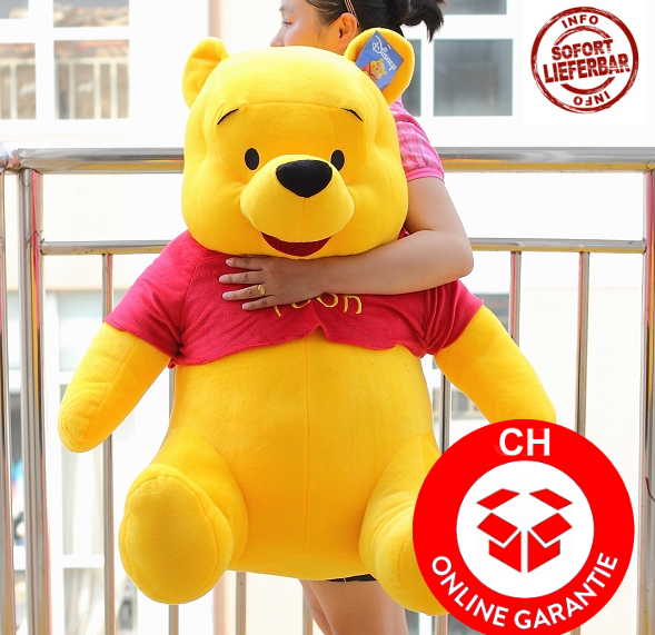 Disney Winnie Puuh Pu der Br Plsch Winnie Pooh Plschbr Teddy XXL 110cm Geschenk Weihnachten GeburtstagKind Kinder Frau Freundin Fan Spielzeuge & Basteln