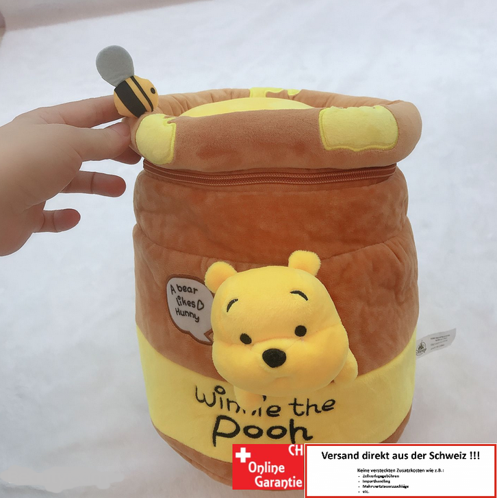 Disney Winnie the Pooh Pu der Br Kind Kinder Plsch Rucksack Tasche Schultasche Schulranzen Kindergarten Primarschule Honig Honigbr Fan Hundertmorgenwald  Baby & Kind