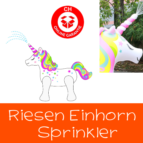 Einhorn Sprinkler Wasser Spielzeug Sommer Wasserspielzeug Unicorn Garten Badi Zuhause Gartenschlauch Sprinkleranlage Neu Baby & Kind