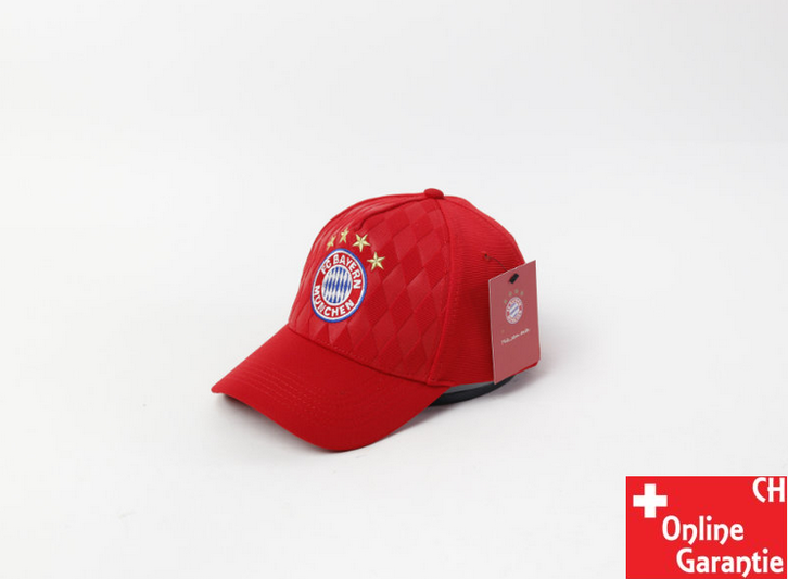 FC Bayern Mnchen FCB Fussball Baseball Cap Mtze Kappe Fan Schwarz oder Rot Sport & Outdoor