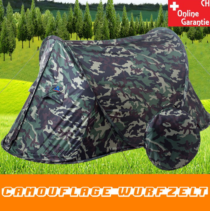 Getarntes Camouflage Wurf Zelt Wurfzelt Pop Up Zelt Camping Festival Jagd Schnell Rapid Popup Zlt kleines Packmass Tickets & Gutscheine