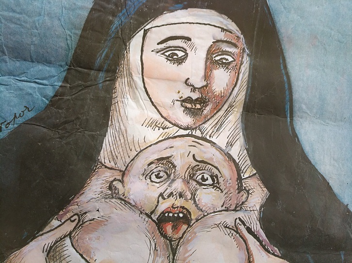 Grafik Plakat Satire Karikatur Roland Topor 2 Grafik Plakat Satire Karikatur Roland Topor Antiquitaeten 2