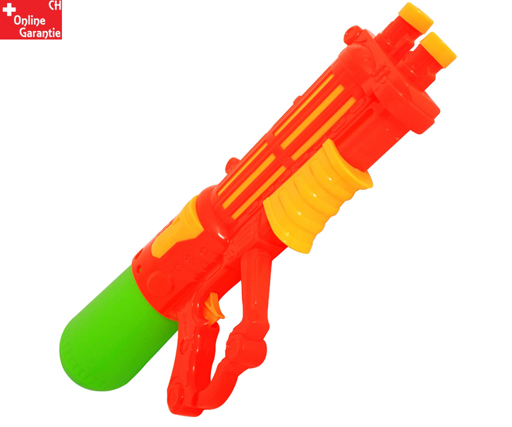 Grosse Wasserpistole 55cm Doppelrohr Wassergewehr Spritzpistole Pumpgun Blaster Soaker NEU Spielzeug Wasser Pistole Gewehr Sommer Bad Garten Badi Baby & Kind 2