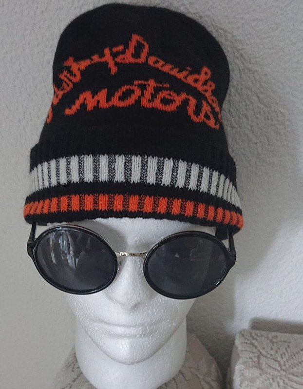 Harley-Davidson Motorcycles Fan Winter Mtze Wintermtze Harley Kappe Beanie Original Biker HD Kleidung & Accessoires