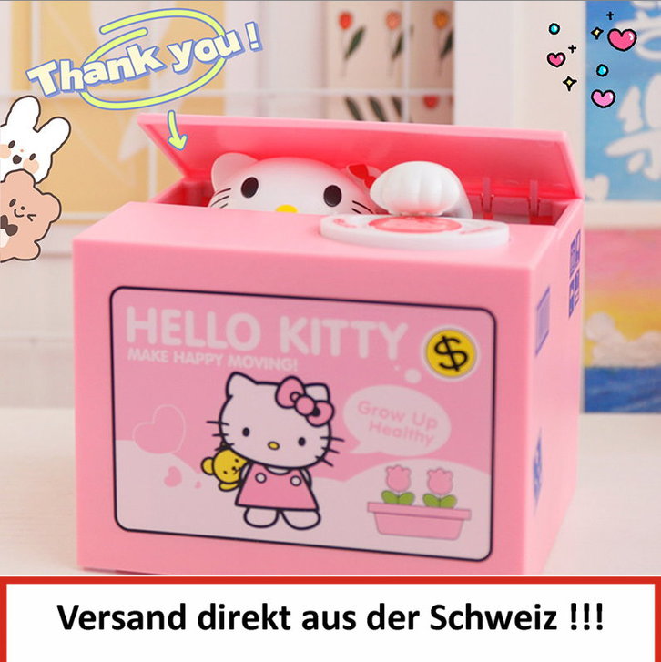 Hello Kitty Hello Geld Mnz Dose Sparschwein Spardose Sparbox Sparbchse Sparksseli Geschenk Fanartikel Baby & Kind