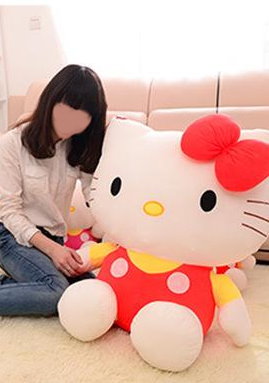 Hello Kitty Hellokitty Katze Plüsch Plüschtier XXL Plüschfigur Kuscheltier Geschenk Mädchen HK Hello Kitty Hellokitty Katze Plüsch Plüschtier XXL Plüschfigur Kuscheltier Geschenk Mädchen HK Spielzeuge & Basteln