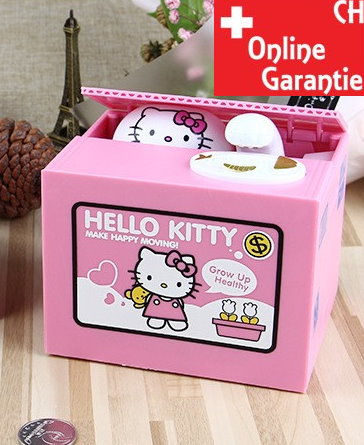 Hello Kitty Sparschwein Hellokitty Cat Münz Münzen Spardose Geld Sparen Geschenk Mädchen Spielzeuge & Basteln