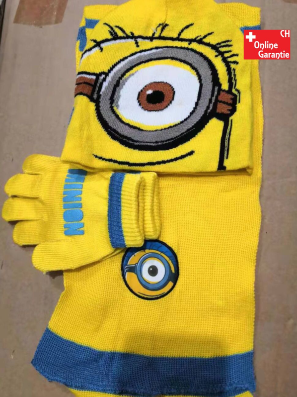 Ich – Einfach unverbesserlich Minion Minions Winter Mütze Beanie Kappe Cap Schal Handschh Handschuhe Kind Kinder Fan Ich – Einfach unverbesserlich Minion Minions Winter Mütze Beanie Kappe Cap Schal Handschh Handschuhe Kind Kinder Fan Baby & Kind