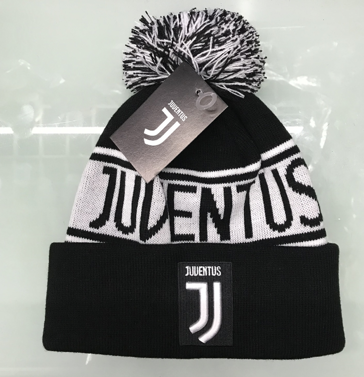 Juventus Turin Cap Wintermütze Mütze Kappe Bommelmütze Beanie Juve Fan Fussball Zubehör Accessoire Fanshop Antiquitaeten