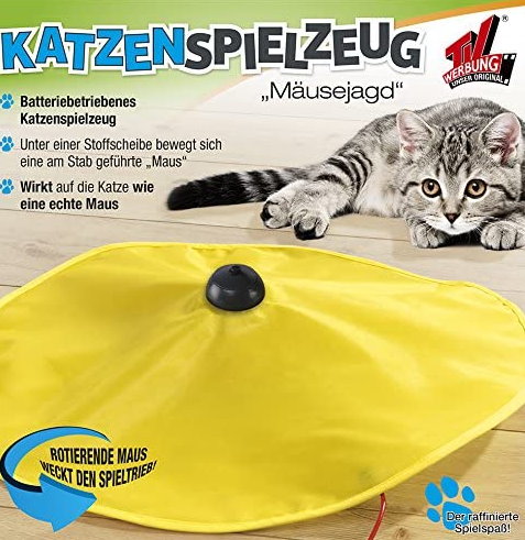 Katzenspielzeug Musejagd Undercover Mouse Indoor Zuhause Spielzeug Unterhaltung fr Katz Katze Katzen TV Werbung Tiere