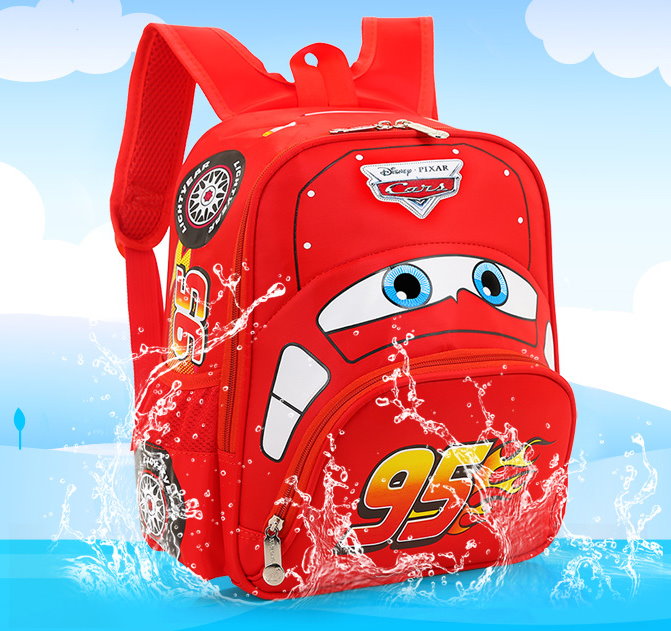 Lightning McQueen Rucksack Kinderrucksack Schul Tasche Cars Disney Auto Charakter Kinder Kindergarten Primar Schule Kind Junge NEU Baby & Kind 2