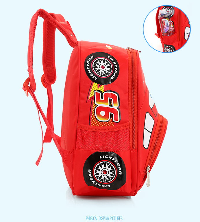 Lightning McQueen Rucksack Kinderrucksack Schul Tasche Cars Disney Auto Charakter Kinder Kindergarten Primar Schule Kind Junge NEU Baby & Kind 3