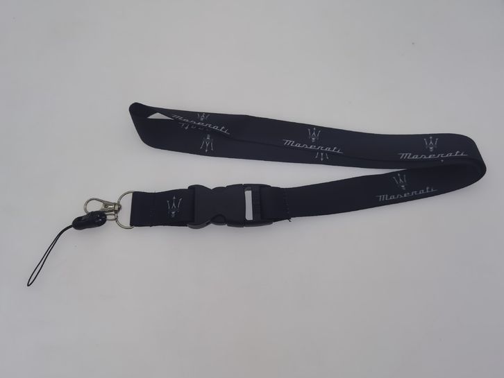 MASERATI Auto Fan Schlüsselband Schlüsselanhänger Auto Accessoire Zubehör Anhänger Band Farbe Schwarz MASERATI Auto Fan Schlüsselband Schlüsselanhänger Auto Accessoire Zubehör Anhänger Band Farbe Schwarz Fahrzeuge