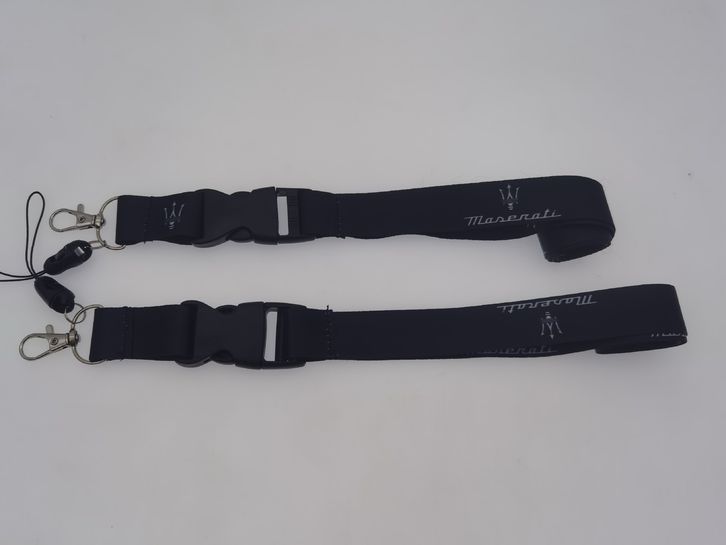 MASERATI Auto Fan Schlüsselband Schlüsselanhänger Auto Accessoire Zubehör Anhänger Band Farbe Schwarz 2 MASERATI Auto Fan Schlüsselband Schlüsselanhänger Auto Accessoire Zubehör Anhänger Band Farbe Schwarz Fahrzeuge 2