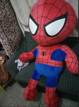 Marvel Spiderman Plüsch Stofftier Spider-Man Plüschtier Fan Avenger Avengers Superheld XXL 100cm 1m Geschenk Kind Weihnachten Junge Baby & Kind