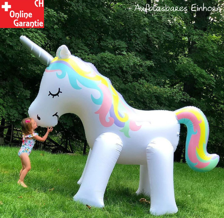 Mega Einhorn Sprinkler Wasser Spielzeug Sommer Garten Kinder Wasserspielzeug Badi Schweiz Mdchen Kind Sport & Outdoor