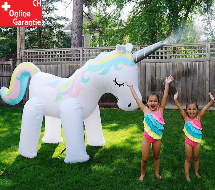 Mega Einhorn Sprinkler Wasser Spielzeug Sommer Garten Kinder Wasserspielzeug Badi Schweiz Mdchen Kind Sport & Outdoor 2