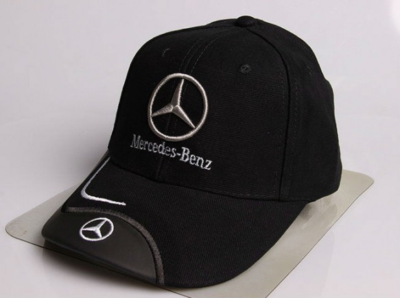 Mercedes-Benz Benz Cap Kappe Mütze Fan Shop diverse Farben Baumwolle Braun Schwarz Rot Blau  Kleidung & Accessoires
