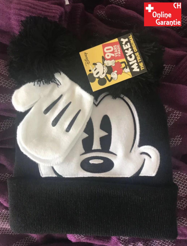 Micky Maus Wintermtze und Handschuhe fr Kinder, 2-teiliges Set fr den Winter, Disney Mickey Mouse Baby & Kind