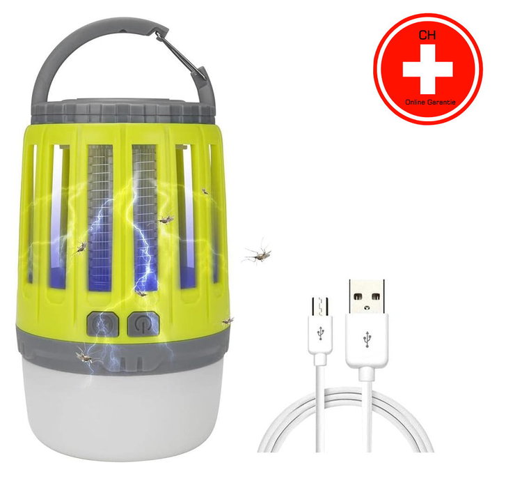 Mcken Moskito UV Lampe Insekten Killer Vernichter Insektenvernichter Camping Beleuchtung Garten Zuhause Openair Festival Sommer USB Gadget Garten & Handwerk