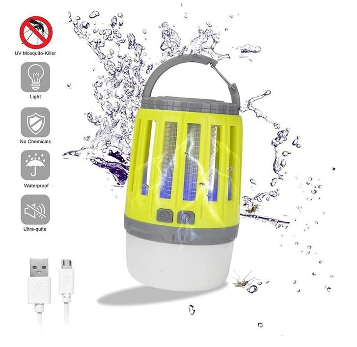 Mcken Moskito UV Lampe Insekten Killer Vernichter Insektenvernichter Camping Beleuchtung Garten Zuhause Openair Festival Sommer USB Gadget Garten & Handwerk 2