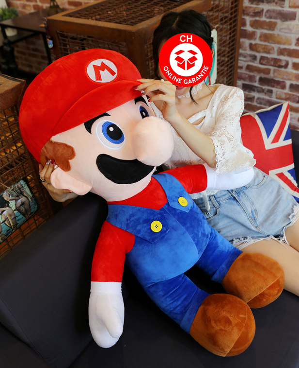 Nintendo Super Mario XXL Plsch Figur Plschtier Geschenk Kind Fan Rot Supermario Bros. Sammeln