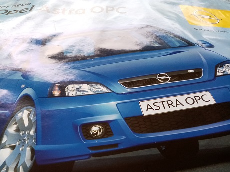 Opel Orginal Plakat  A1  Astra OPC Sammeln 2