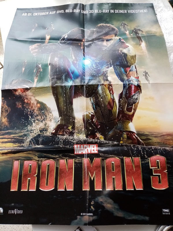 Orginal Disney Marvel Plakat A1 Iron Man Sammeln