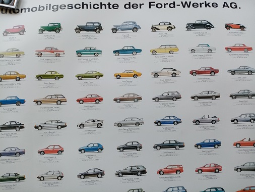Orginal Werks Plakat Ford 2000 4 Orginal Werks Plakat Ford 2000 Sammeln 4