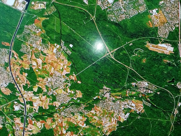 Plakat  A1  Mapper Landsat 5 Franken 1997 Sammeln 2