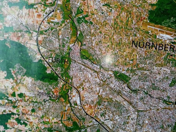 Plakat  A1  Mapper Landsat 5 Franken 1997 Sammeln 4