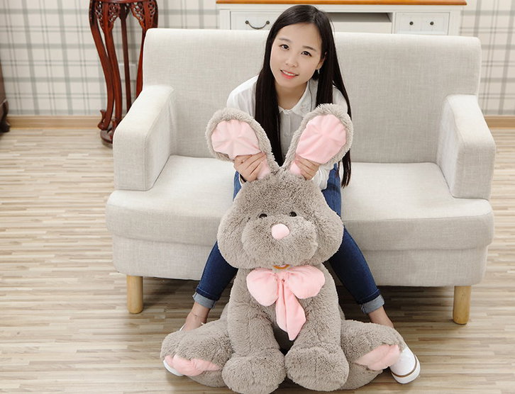 Plüsch Hase Plüschhase Plüschtier Kaninchen Bunny Hasi Geschenk Gross Kinder Freundin 120cm XXL Plüsch Hase Plüschhase Plüschtier Kaninchen Bunny Hasi Geschenk Gross Kinder Freundin 120cm XXL Spielzeuge & Basteln