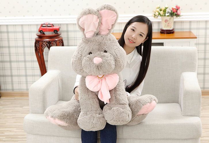 Plüsch Hase Plüschhase Plüschtier Kaninchen Bunny Hasi Geschenk Gross Kinder Freundin 120cm XXL 2 Plüsch Hase Plüschhase Plüschtier Kaninchen Bunny Hasi Geschenk Gross Kinder Freundin 120cm XXL Spielzeuge & Basteln 2