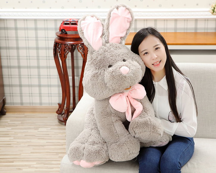 Plüsch Hase Plüschhase Plüschtier Kaninchen Bunny Hasi Geschenk Gross Kinder Freundin 120cm XXL 3 Plüsch Hase Plüschhase Plüschtier Kaninchen Bunny Hasi Geschenk Gross Kinder Freundin 120cm XXL Spielzeuge & Basteln 3