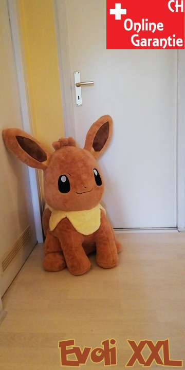 Pokémon Evoli Plüschtier Pokemon Eevee Kuscheltier XXL 100cm Geschenk Pokémon Evoli Plüschtier Pokemon Eevee Kuscheltier XXL 100cm Geschenk Spielzeuge & Basteln