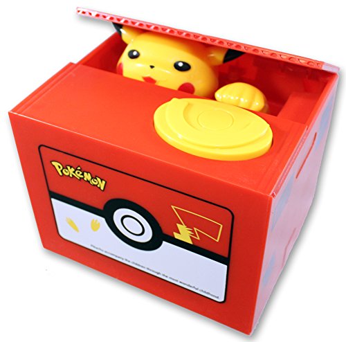 Pokmon Pikachu Elektronische Sparbchse Spardose Mnz Geld Geschenk Kind Kinder Fanartikel Sammeln