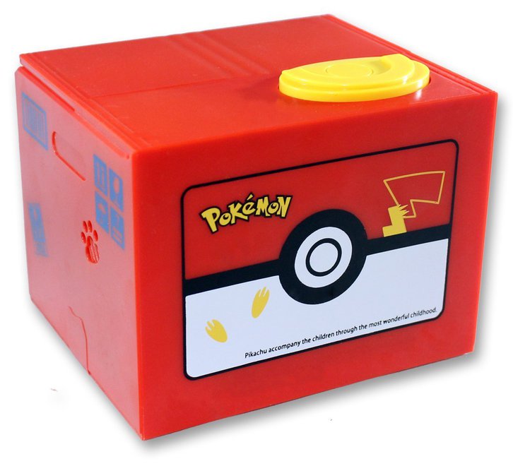 Pokmon Pikachu Elektronische Sparbchse Spardose Mnz Geld Geschenk Kind Kinder Fanartikel Sammeln 3