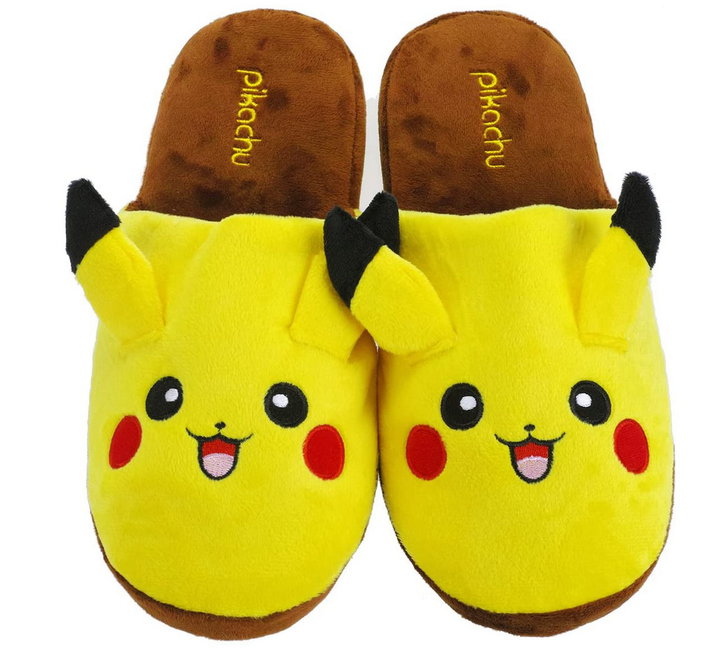 Pokémon Plüsch Pikachu Hausschuhe Schuhe Finken Kind Kinder Erwachsene Pokemon Video Spiel Zubehör TV Serie Fan Accessoire Pokemon Pika Gelb
