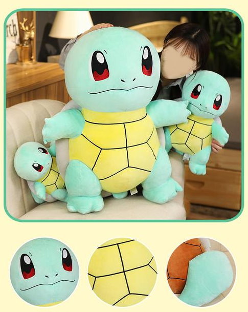 Pokmon Plsch Schiggy XXL Squirtle Plschtier 90cm Pokemon Kuscheltier Stofftier Spielzeug  Spielzeuge & Basteln 2